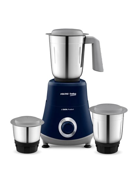 Voltas Beko by A Tata Product Powerful with GrindX Technology 500 Watt 500 W Mixer Grinder(G5003HP-DB | 3 Jars | Dark Blue)