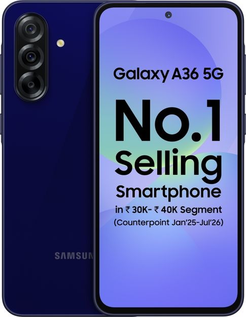 Samsung Galaxy A36 5G (Dark Blue, 256 GB)(8 GB RAM)