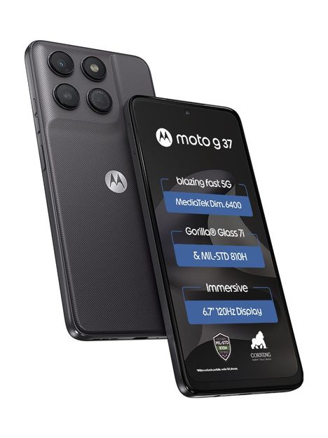 MOTOROLA g37 (PANTONE Impenetrable, 64 GB)(4 GB RAM)