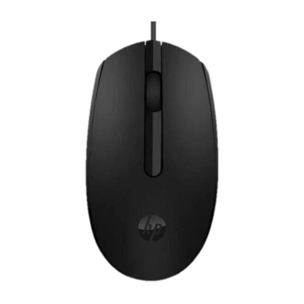 HP M10 Wired Ambidextrous Optical Mouse with 1000 DPI, Smooth Non-Slip Scroll Wheel, Durable 1.5m USB Cable(USB 2.0, Black)