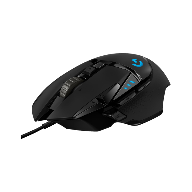 Logitech G502 Hero / Hero 25K Sensor, Adj DPI Upto 25600, RGB, 11 Programmable Buttons Wired Ambidextrous Optical Gaming Mouse 25K Sensor, Adj DPI Upto 25600, RGB, 11 Programmable Buttons(USB 2.0, Black)