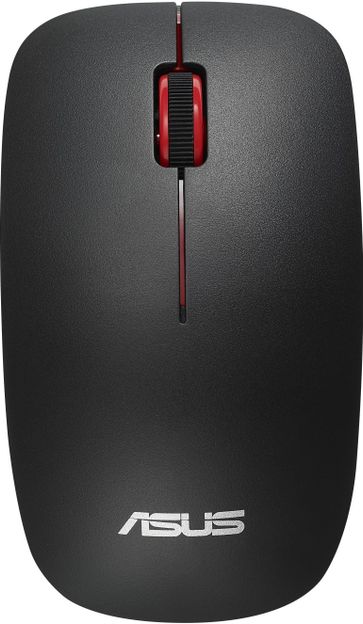ASUS WT300 Ambidextrous Optical Mouse Ambidextrous Design,Runs on 1 AA Battery- upto 15 months life, 1600 DPI(2.4GHz Wireless, Black)