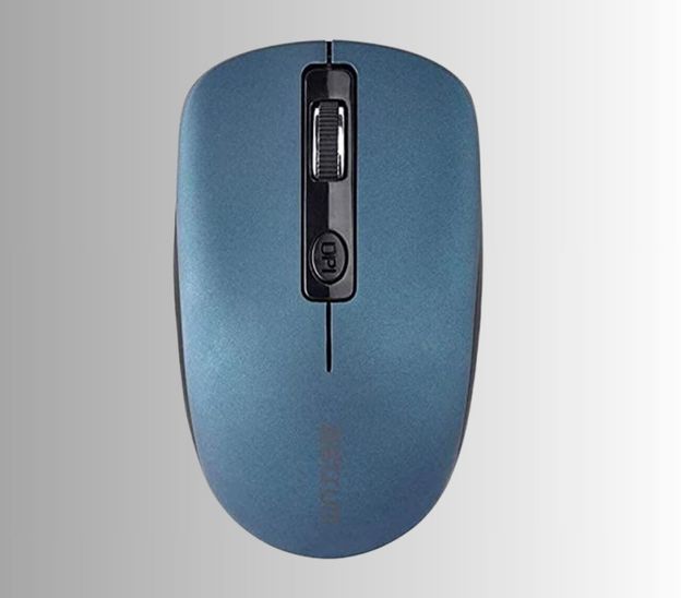 ASTRUM MW-270 2.4GHz Ergonomic Wireless Rechargeable Mouse_MOU46 Ambidextrous Optical Mouse(2.4GHz Wireless, Blue)