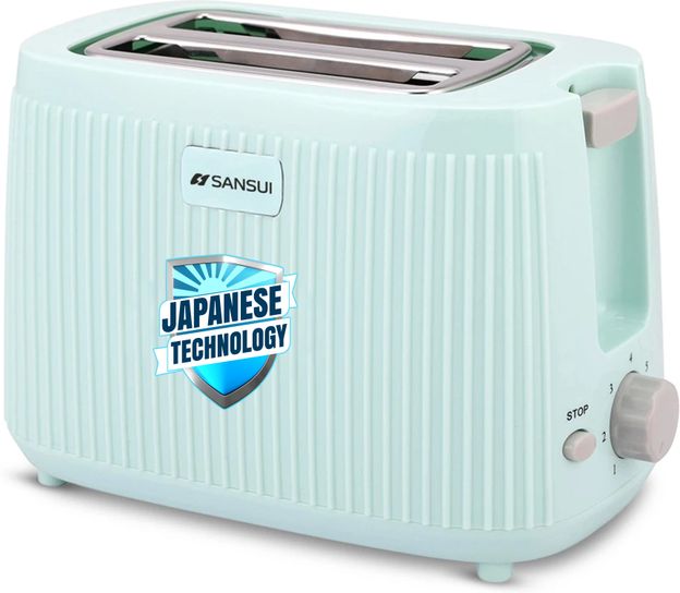 Sansui by Sansui Electric Co., Ltd. Prima 2 Slice 600 W Pop Up Toaster(Green)