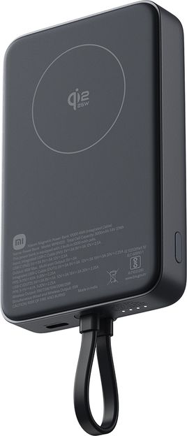 Mi 10000 mAh 45 W Wired & Wireless Pocket Size Power Bank(Black, Lithium Polymer, Fast Charging for Mobile, Tablet, Earbuds, Smartwatch, Speaker)