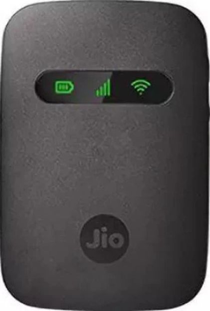 JioFi JMR541 4G Hotspot 4G Router 2.4 GHz 150 Mbps Wifi Speed Single Band Internal & External Antenna NA(Black)