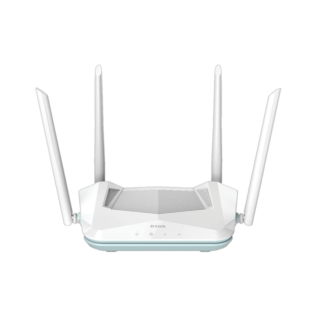 D-Link R15 Wi-Fi 6 Router 2.4 GHz, 5 GHz 1500 Mbps Wifi Speed Dual Band External Antenna Ethernet (Cable Broadband)(White)