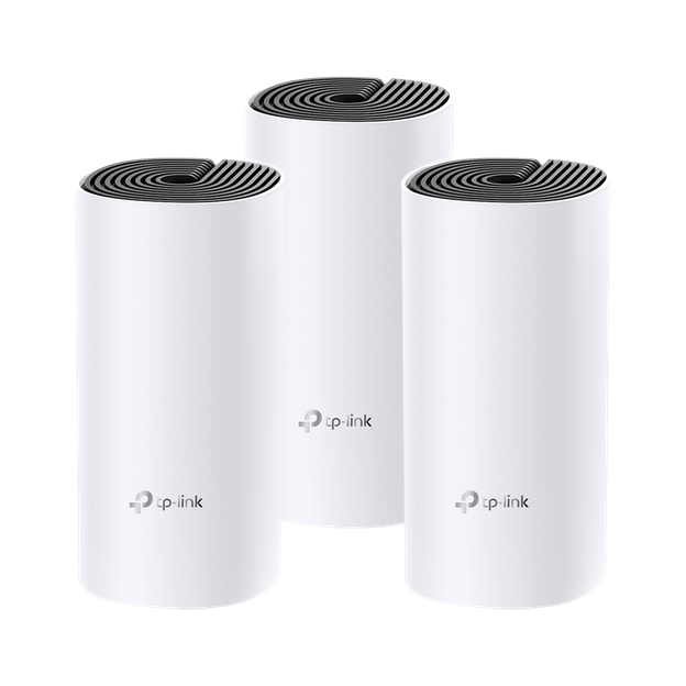 TP-Link Deco M4 AC1200 Mesh Router 2.4 GHz, 5 GHz 1200 Mbps Wifi Speed Dual Band Internal Antenna Ethernet (Cable Broadband)(White)