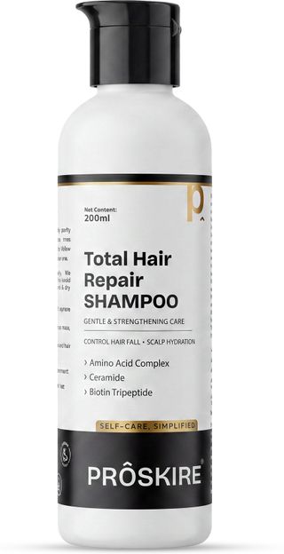 proskire Total Hair Repair Shampoo | Hair Fall Control & Improves Hair Texture(200 ml)