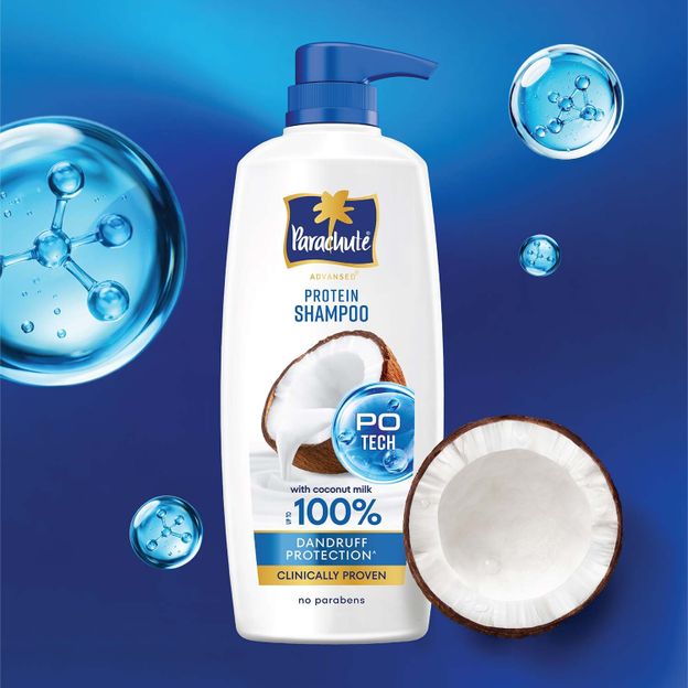 Parachute Advansed Anti-Dandruff Shampoo | Up to 100% Dandruff protection | Coconut Milk & PO Tech(650 ml)
