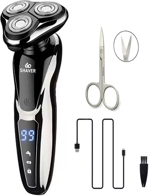 Retails Infinity Digital Diplay Rechargeable 3 in 1 Shaver For Men(Black)