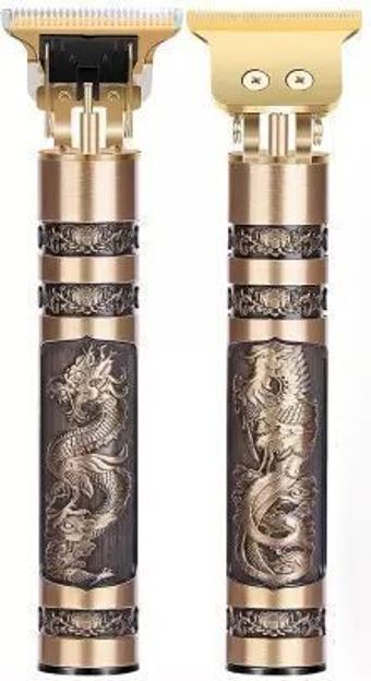 Zubeen Professional Dragon Hair Clipper Beard Mustache Shaver for Close Cutting Shaver For Men(Gold)
