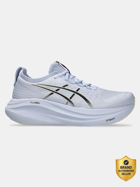Asics GEL-NIMBUS 27 Running Shoes For Men(Blue , 6)