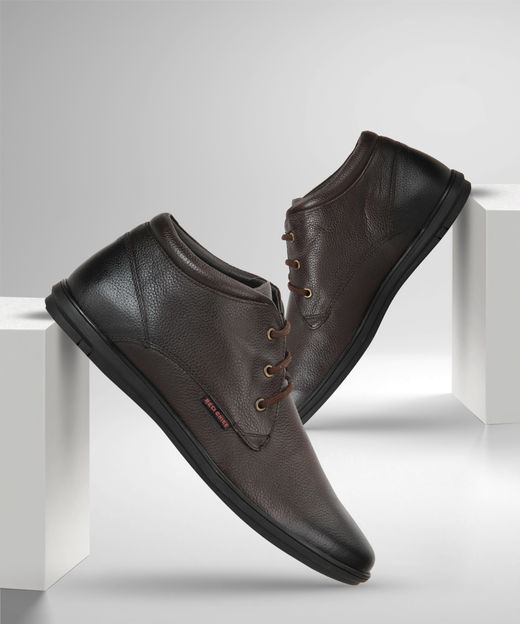RED CHIEF Genuine Leather Formal Derby Shoes for Men Brown RC3467 003 Derby For Men(Brown , 10)