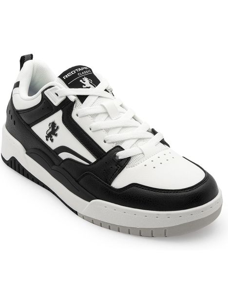 RED TAPE Stylish Everday Sneakers Sneakers For Men(Black, White , 7)