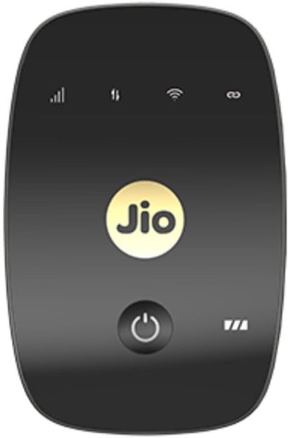 JioFi M2 4G Router 2.4 GHz 150 Mbps Wifi Speed Dual Band Internal Antenna MiFi (Sim Based)(Black)