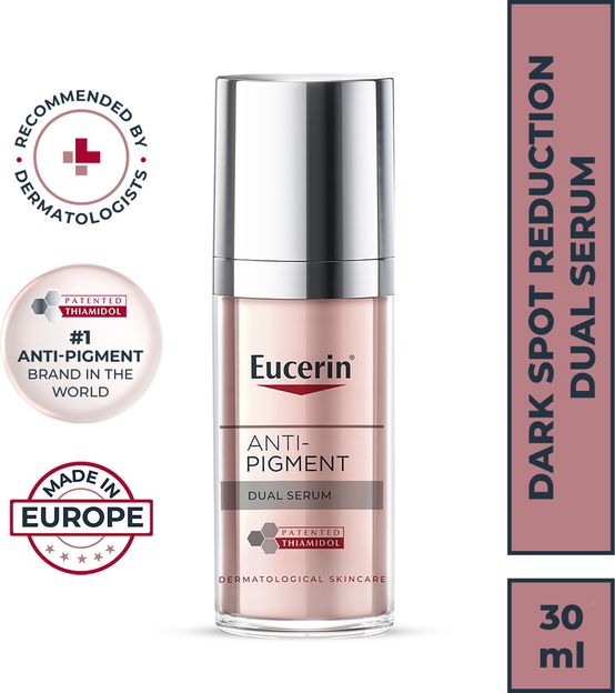 Eucerin Anti-Pigment Dual Serum 30ml treats Age Spots & Uneven Tone, Hyaluronic Acid(30 ml)