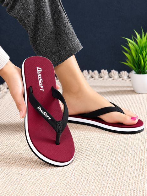 DUOSOFT Women Doctor|Orthopedic|Lightweight|Antiskid Non Slip Slippers(Multicolor , 5)