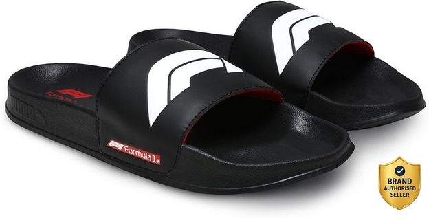 PUMA Men Flip Flops(Black , 10)