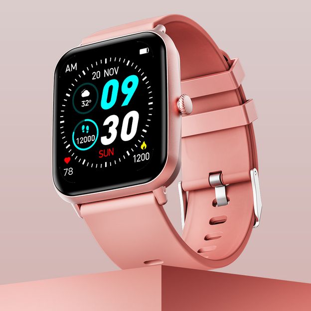 Fire-Boltt Ninja Calling Pro 42.9mm (1.69) Bluetooth Calling Smartwatch AI Voice Assistant Smartwatch(Pink Strap, Free Size)