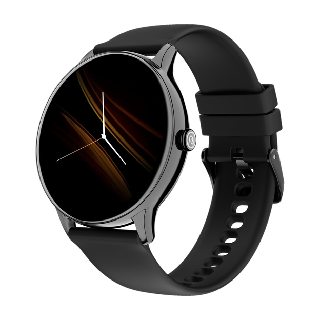 Noise Twist Go 1.39'' Display, Bluetooth Calling, Metallic Finish, 100 Sports Modes Smartwatch(Jet Black Strap, Regular)