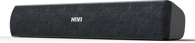 Mivi Fort S16 with Dual Full Range Drivers, 6Hrs Playback, Voice Assistant 16 W Bluetooth Soundbar(Black, 2.0 Channel)