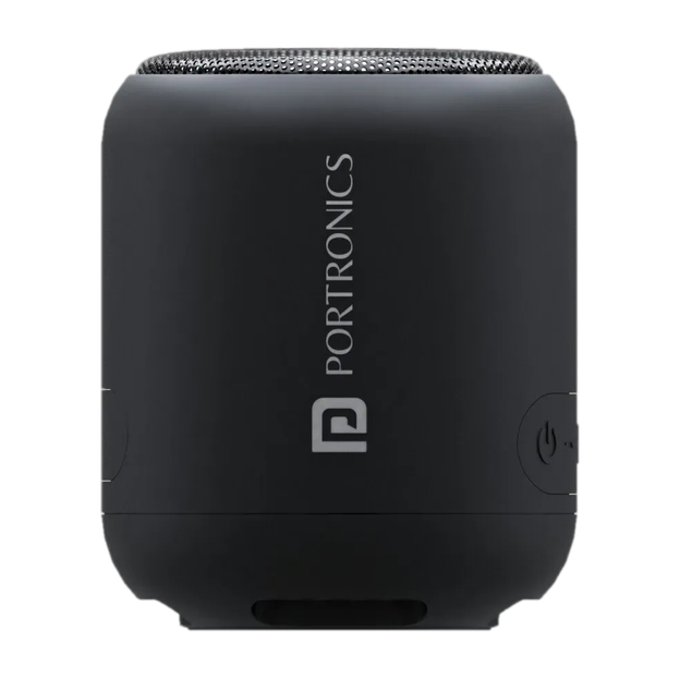 Portronics SoundDrum 1 12W TWS Portable & Type C Charging 12 w Bluetooth Speaker(Black, Mono Channel)