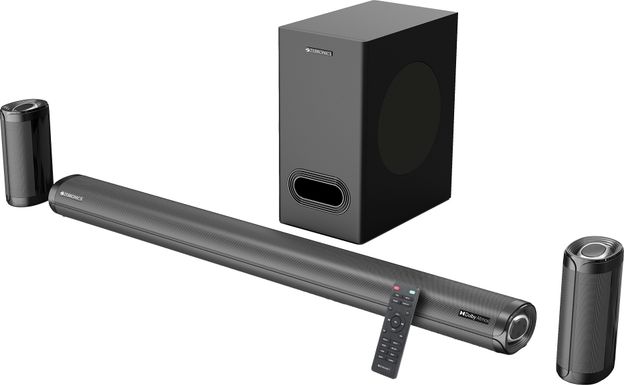 ZEBRONICS Juke Bar 9700 Pro 525W 5.1CH Dolby Atmos Soundbar LED Wall Mountable 525 W Bluetooth Soundbar(Black, 5.1 Channel)