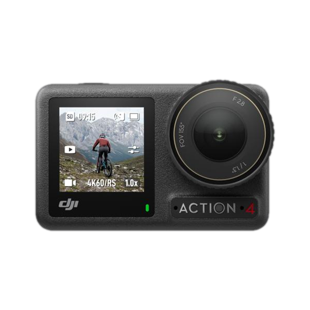 dji Osmo Action 4 Adventure Combo Sports and Action Camera(Black, 12 MP)