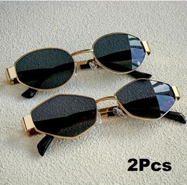 VERICAN Oval, Octagonal Sunglasses(For Women, Black)