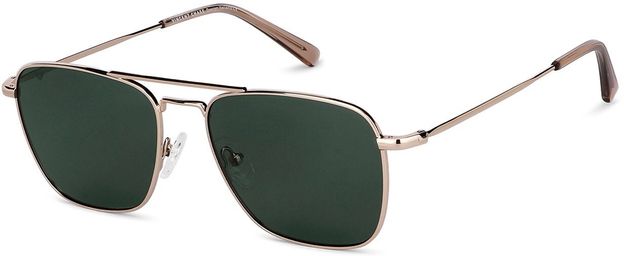 VINCENT CHASE by Lenskart Retro Square Sunglasses(For Men & Women, Green)