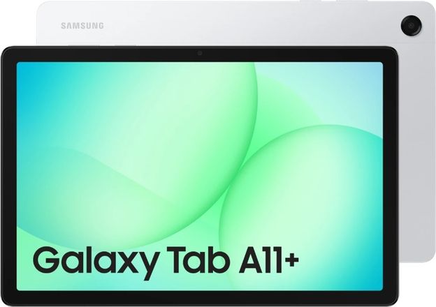 Samsung Galaxy Tab A11+ 6 GB RAM 128 GB ROM 11 inch with Wi-Fi Only Gaming Mediatek MT8755 Tablet (Silver)
