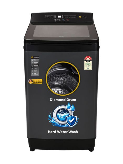 realme TechLife 7.5 kg with Smart Sensors and Powerful Motor Fully Automatic Top Load Washing Machine Grey(RMTL755NNNPG)
