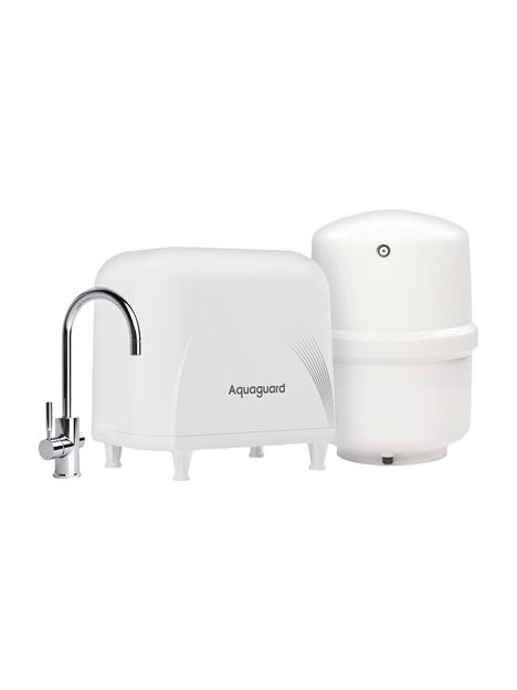 Aquaguard Enrich Select Designo ROUVCA1X 8 L RO + UV Water Purifier | Active Copper & Alkaline Boost| Inbuilt Pressure Pump| 10 Stage Purification| Free Service Plan Worth ?2500| Suitable for all Water Source(White)