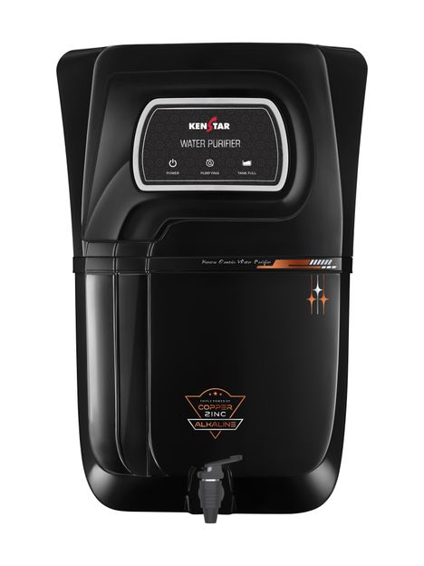 Kenstar Veda Pro 18 L RO + UV + UF + Copper + Alkaline + TDS Control Water Purifier(Black)