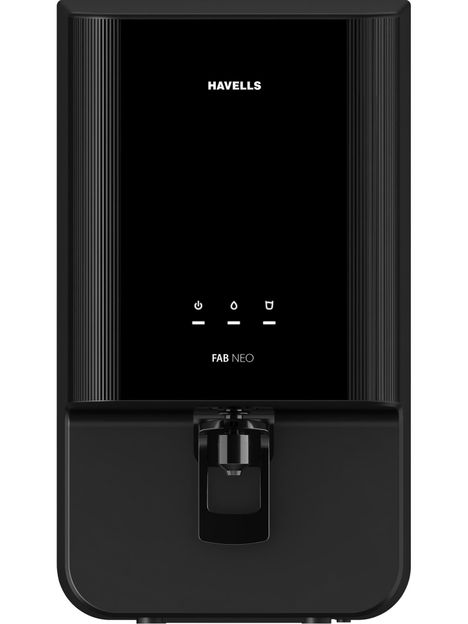 HAVELLS Fab Neo 7 L RO + UF Water Purifier Suitable for Borewell, Tanker & Municipal Water,1 Year Warranty(Black)