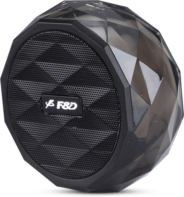 F&D W-3 Bluetooth Speaker(Black, Mono Channel)