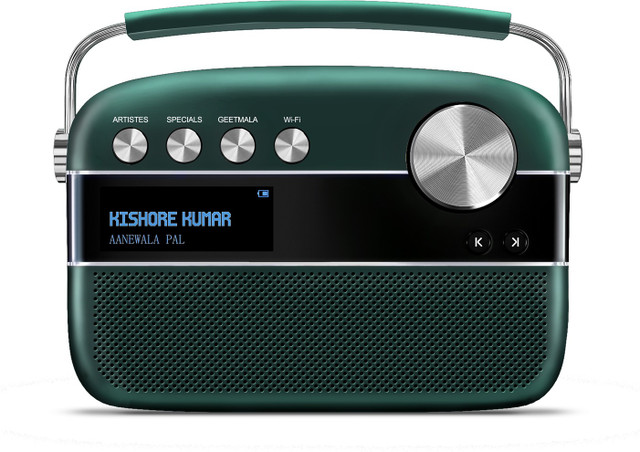 SAREGAMA Carvaan 2.0 Hindi 10 W Bluetooth Speaker(Green, Stereo Channel)