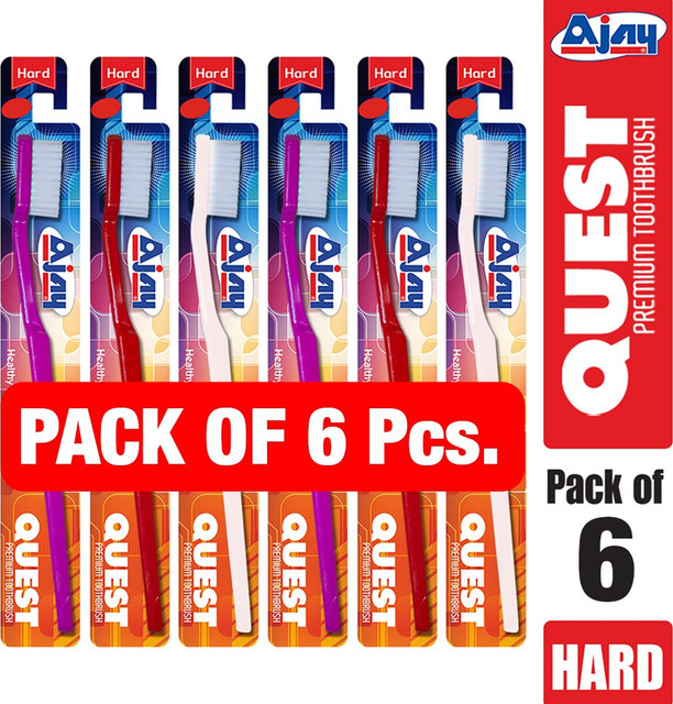 Ajay TB 101 Hard Hard Toothbrush(Pack of 6)