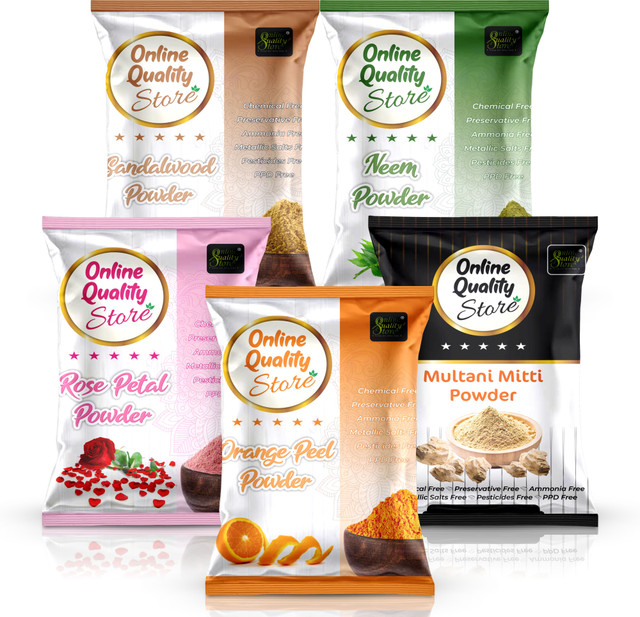 Online Quality Store Multani Mitti(200g) + Chandan Powder(50g) + Orange Peel Powder(50g)&hellip;