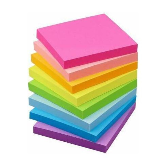 RetailPick 400 Sticky Notes 80 Sheets Regular, 5 Colors(Set Of 5, Multicolor)