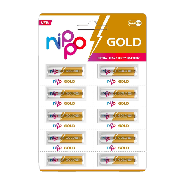 Nippo 4 DG Zinc Carbon AAA Battery(Pack of 10)