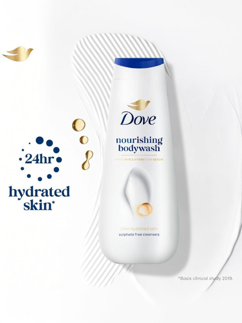 DOVE Nourishing Triple Hydration Serum Body Wash(300 ml)