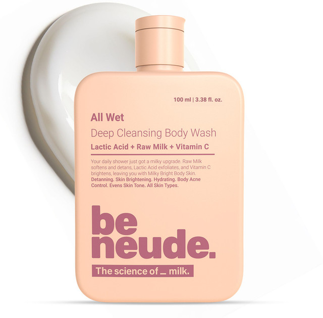Be Neude DeTan Body Wash with Milk, Lactic Acid, Vitamin C for&hellip;