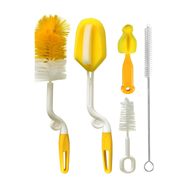 AWEJOY Baby Milk Bottle Nipple Straw Brush Sponge(Multicolor)