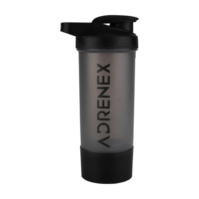 Adrenex BPA Free Gym Bottle with Single Supplement Storage Compartment and Mixer&hellip;