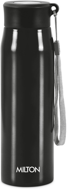 MILTON Handy 850 750 ml Stainless Steel Bottle(Pack of 1, Black)