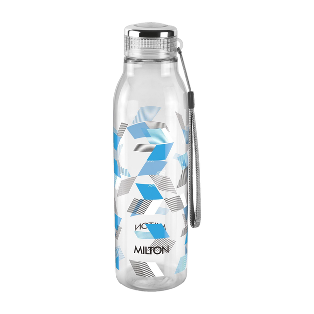 MILTON Helix Pet Water 1000 ml Plastic Bottle(Pack of 1, Blue, Clear)