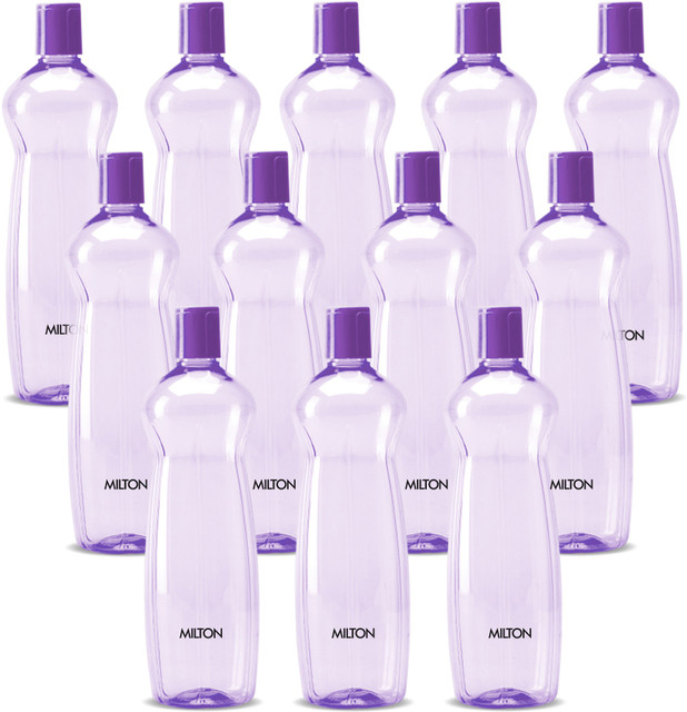 MILTON Pacific 1000ml BPA Free Leakproof PET Fridge Bottle Set of 12,&hellip;