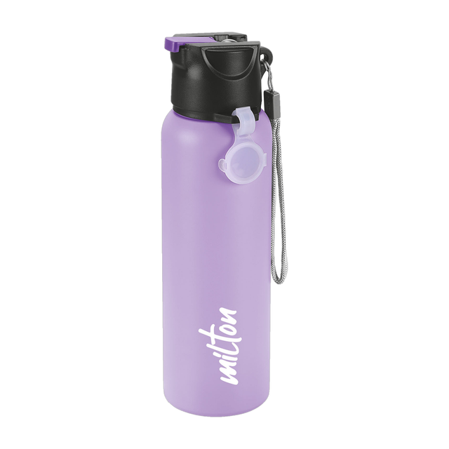 MILTON Sipstar 1000 Stainless Steel Water Bottle with Sipper Lid, 875 ml,&hellip;